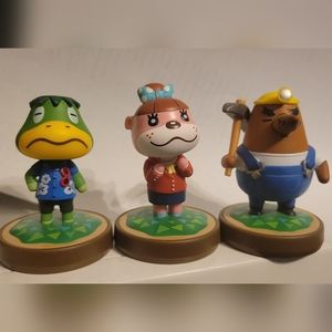 GUC Nintendo Animal Crossing 3 figure set